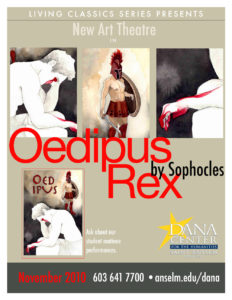 Poster for Oedipus Rex, 2010